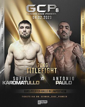 MMA Fighter aus Offenbach im Titelfight MMA Offenbach - Sufiev im Titelfight